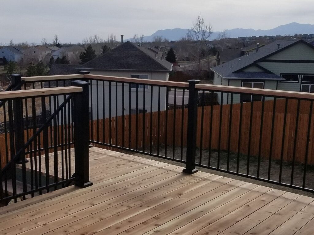 Deck Builder Colorado Springs | Metal Deck Railings | Decks By Schmillen